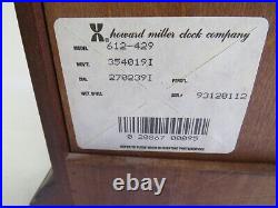 Howard Miller Mantel Clock 612-429