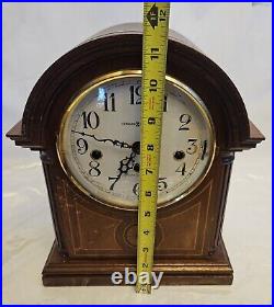 Howard Miller Mantel Clock 613-180 Mechanical Chime Westminster No Key