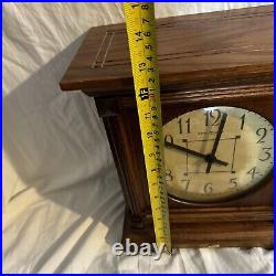 Howard Miller Mantel Clock 630-165 Dual Chime Oak Works