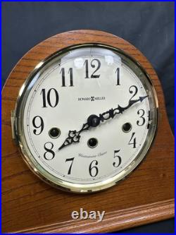 Howard Miller Mantel Clock Westminster AEL02 5 Jewels & 6 Bronze Bushings