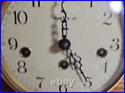 Howard Miller Mantel Clock Westminster Chimes 340-020 2 Jewels With Key