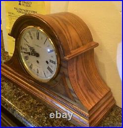 Howard Miller Mantel Clock Westminster Chimes Model 340-020, 2-Jewel, Oak