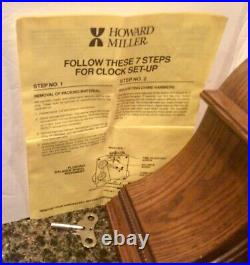 Howard Miller Mantel Clock Westminster Chimes Model 340-020, 2-Jewel, Oak