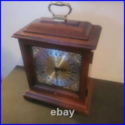 Howard Miller Mantel Shelf Clock Model 612-481 Dual Chime Quartz German 2114