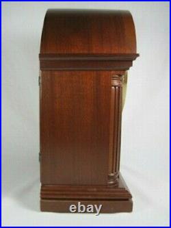 Howard Miller Mantle Clock Westminster Chime Inlaid Barrister Model No # 613-180