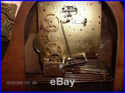 Howard Miller Mantle Clock Westminster Chimes Working with key 1050-020