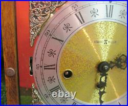 Howard Miller Mantle Westminster Chime Clock Germany 2 Jewels 340-020