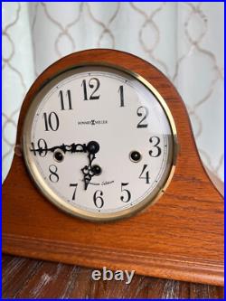 Howard Miller Mason Mantel Clock 630-161 Windsor Cherry, Key-Wound Westminster