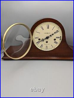 Howard Miller Mason Mantle Clock, Windsor Cherry 630161 5 Jewels Key Clock