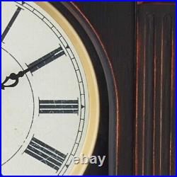 Howard Miller Mia Mantel Clock 635187 Worn Black Pendulum Westminster Timepiece