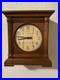 Howard Miller Mission Eastlake Stickley Quartz Mantel Clock 630-165 Dual Chime
