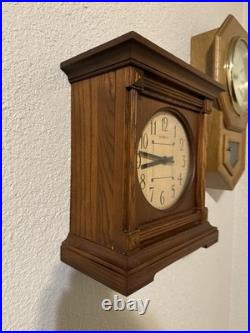 Howard Miller Mission Eastlake Stickley Quartz Mantel Clock 630-165 Dual Chime