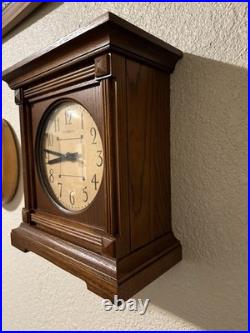 Howard Miller Mission Eastlake Stickley Quartz Mantel Clock 630-165 Dual Chime