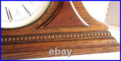 Howard Miller Model #613-103 Westminster Chime Oak Mantle Clock Quartz Vintage