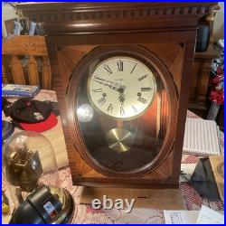 Howard Miller Model #613-153 Westminster Chime Key Wind Pendulum Wall Clock