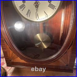 Howard Miller Model #613-153 Westminster Chime Key Wind Pendulum Wall Clock