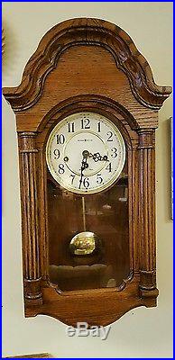 Howard Miller Model 613-226 Wind Westminster Chime Pendulum Wall Clock with Key