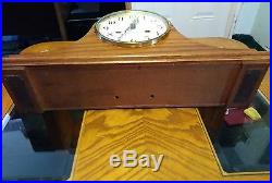 Howard Miller Model 613-615 Westminster Chime Oak Mantle Clock