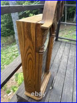 Howard Miller Oak Clock. 620-140 Vintage Westminster Chime. READ