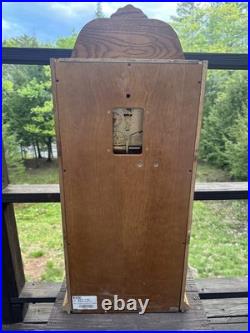 Howard Miller Oak Clock. 620-140 Vintage Westminster Chime. READ