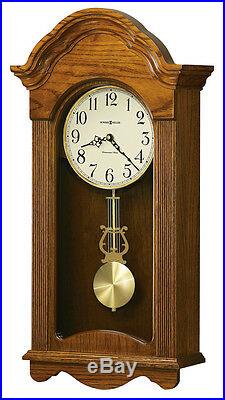 Howard Miller Oak Finish, Chiming Wall Clock 625-467 Jayla