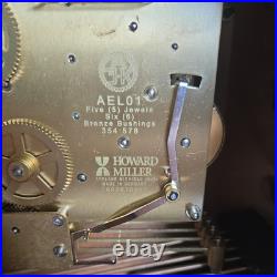 Howard Miller Palmer Mantel Clock 630220 Windsor Cherry Palmer Clock made in USA