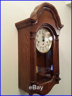 Howard Miller Pendulum Wall Clock Model 613-226 with Key Wound Westminster Chime