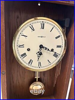 Howard Miller Pendulum westminster Chime Wall Clock 613-230 -No Key- Great