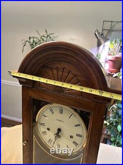 Howard Miller Pendulum westminster Chime Wall Clock 613-230 -No Key- Great