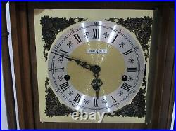 Howard Miller Pillar & Scroll Triple Chime Movement Clock 8-Day, Key-wind