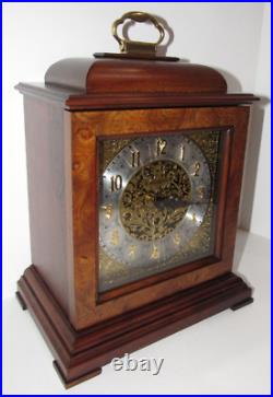 Howard Miller Quarter Hour Westminster Chime Bracket Clock 8-day, Key-wind