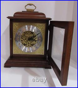 Howard Miller Quarter Hour Westminster Chime Bracket Clock 8-day, Key-wind