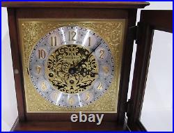 Howard Miller Quarter Hour Westminster Chime Bracket Clock 8-day, Key-wind