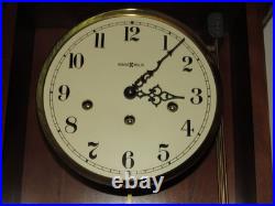 Howard Miller Quarter Hour Westminster Chime Wall Clock 8-Day, Key-wind