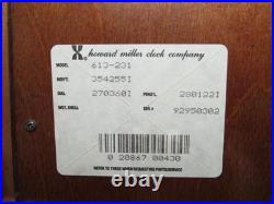 Howard Miller Quarter Hour Westminster Chime Wall Clock 8-Day, Key-wind