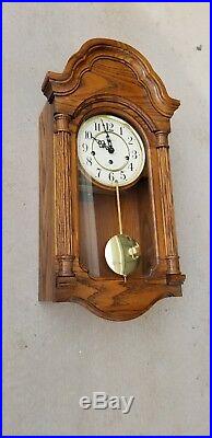 Howard Miller Rare 613-106 Key Wound, Westminster Chime Wall Clock