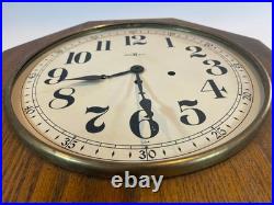 Howard Miller Regulator Wall Clock Chimes Mechanical Key 612-533 Honey Oak Works Howard Miller Regulator Wall Clock Chimes Mechanical Key 612-533 Honey Oak Works