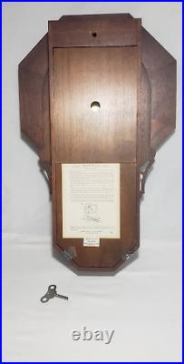 Howard Miller Regulator Westminster Chime Clock Inlaid Wood