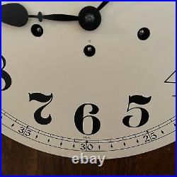 Howard Miller Regulator Westminster Chime Wall Hanging Clock West Germany with key
