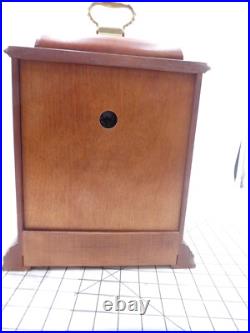 Howard Miller Samual Watson 612-429 Cherry Wood Triple Chime Mantle Clock