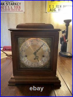 Howard Miller Samuel Watson Mantel Clock 612-429 Triple Chime WORKING With Key