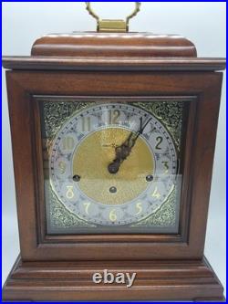 Howard Miller Samuel Watson Mantel Clock 612-429 Triple Chime WORKING With Key
