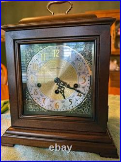 Howard Miller Samuel Watson Mantel Clock 612-429 Triple Chime WORKING With Key Howard Miller Samuel Watson Mantel Clock 612-429 Triple Chime WORKING With Key