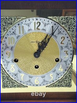 Howard Miller Samuel Watson Mantel Clock 612-429 Triple Chime WORKING With Key