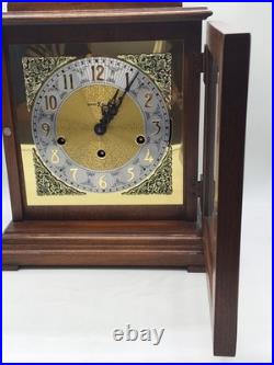 Howard Miller Samuel Watson Mantel Clock 612-429 Triple Chime WORKING With Key