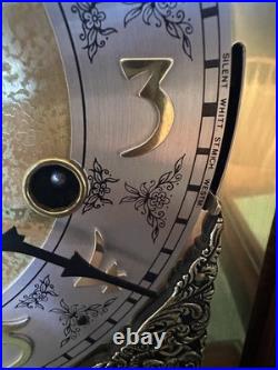 Howard Miller Samuel Watson Mantel Clock 612-429 Triple Chime WORKING With Key Howard Miller Samuel Watson Mantel Clock 612-429 Triple Chime WORKING With Key
