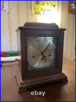 Howard Miller Samuel Watson Mantel Clock 612-429 Triple Chime WORKING With Key