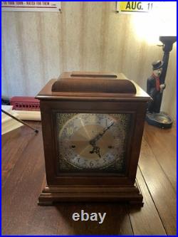Howard Miller Samuel Watson Mantel Clock 612-429 Triple Chime WORKING With Key
