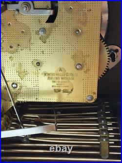 Howard Miller Samuel Watson Mantel Clock 612-429 Triple Chime WORKING With Key