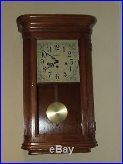 Howard Miller Sandringham Oak Westminster Chime Wind-Up Regulator Wall Clock